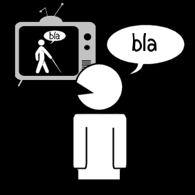 stemmen nadoen van tv